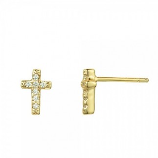 Small cross stud earrings...