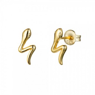 Snake stud earrings